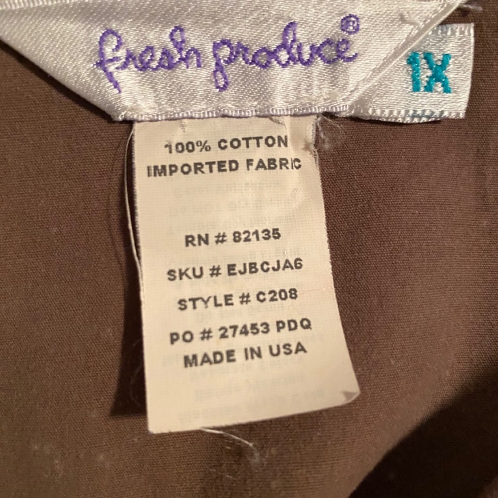 Fresh Produce lightweight utility style jacket